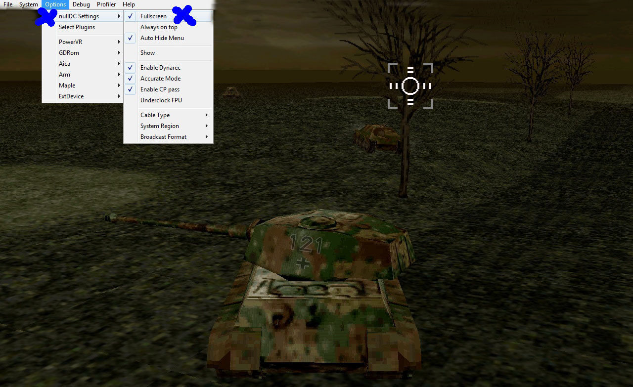 Panzer Front :: танковый симулятор Dreamcast PlayStation game